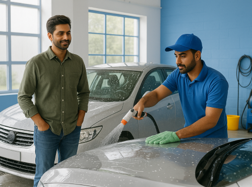 Car Wash / Service Centres WhatsApp integration